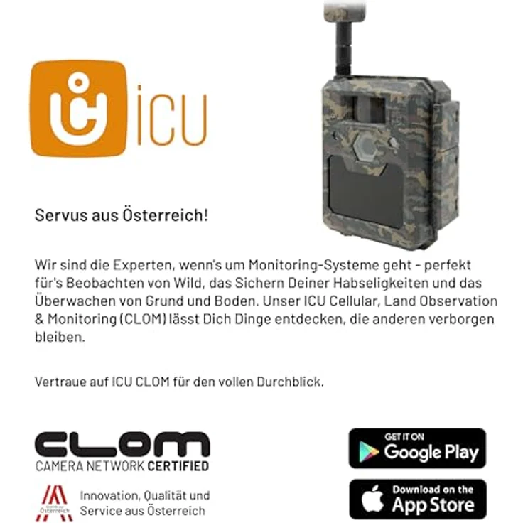 ICUserver ICU CLOM Cam 6, Wildkamera mit Full-HD-Nachtsicht, 30 % verbesserter Konnektivität und SMS-Befehlen – Bild 8