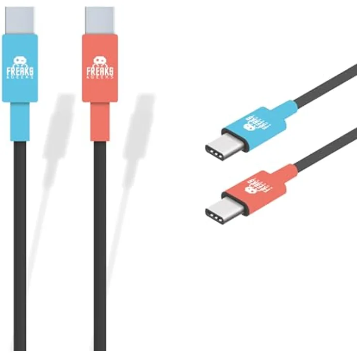 Trade Invaders Switch 2 Charging Cable, USB-C zu USB-C Ladekabel mit 3A Unterstützung, 3 Meter lange Reichweite