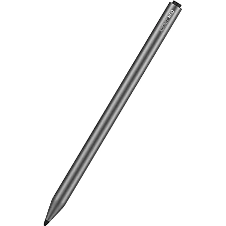adonit Neo Stylus Apple iPad Eingabestift mit magnetischer Befestigung [Extra Lange Akkulaufzeit, ipad Mini/Air/Pro Stift mit Palm Rejection, Dünne Spitze Space grau