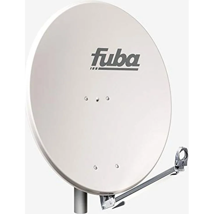 Fuba DAL 802 G Satellitenanlage, Antenne mit Twin-LNB DEK 217, für 2 Teilnehmer, graue Reflektorfarbe – Bild 3