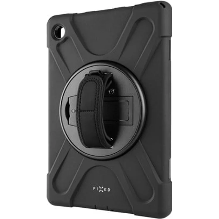 FIXED Rugged Tablet Case für Samsung Galaxy Tab A11+, Schutzhülle mit Ständer, widerstandsfähig, Silikon, Schwarz