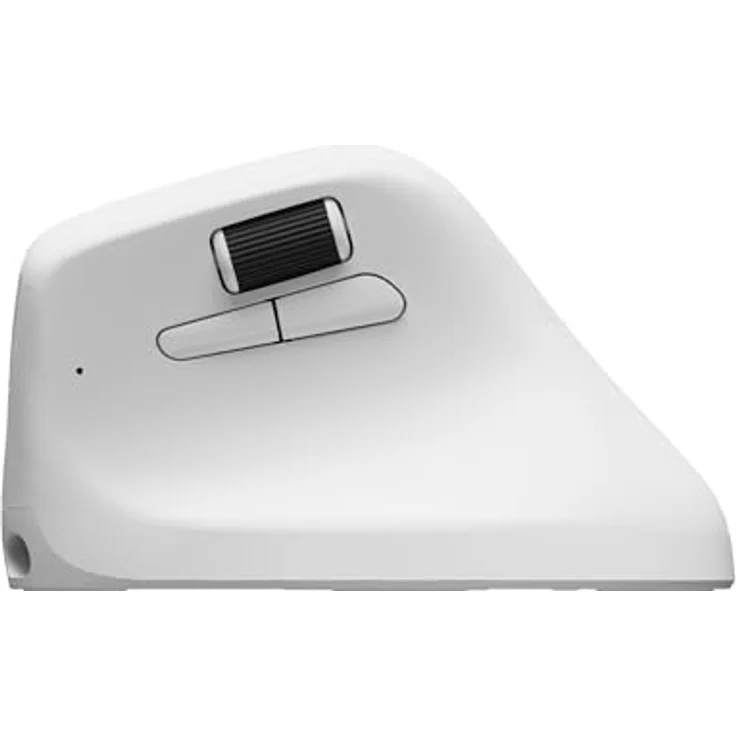 Keychron M5 Wireless Ergonomic Maus, Ergonomisches Design mit 6400 dpi, Weiß – Bild 4