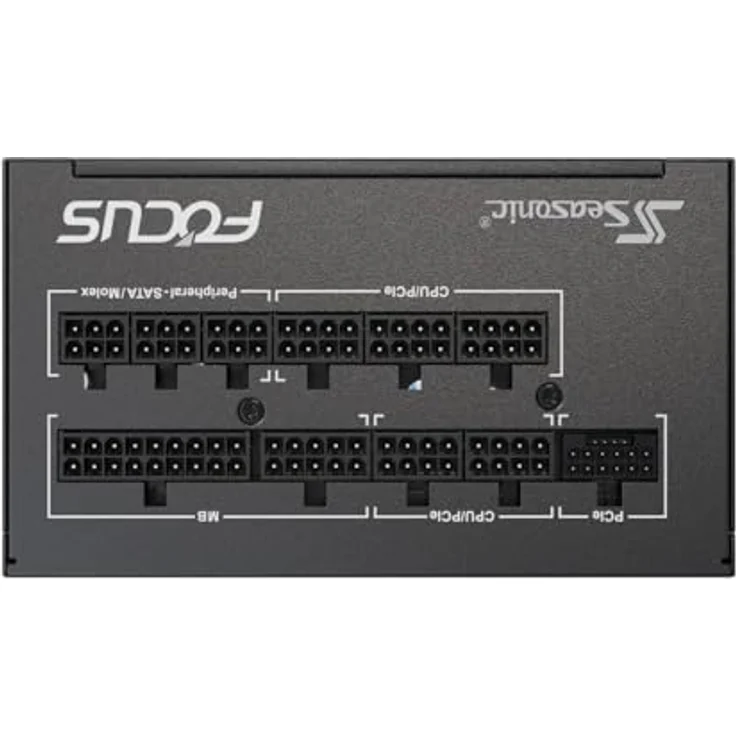 Seasonic Focus GX 80 PLUS Gold Netzteil, modular - 850 Watt, schwarz, Effizientes ATX-3.1-Netzteil, unterstützt PCIe 5.1, 135-mm-Lüfter mit Fluid-Dynamisches Lager, OptiSink-Design – Bild 4