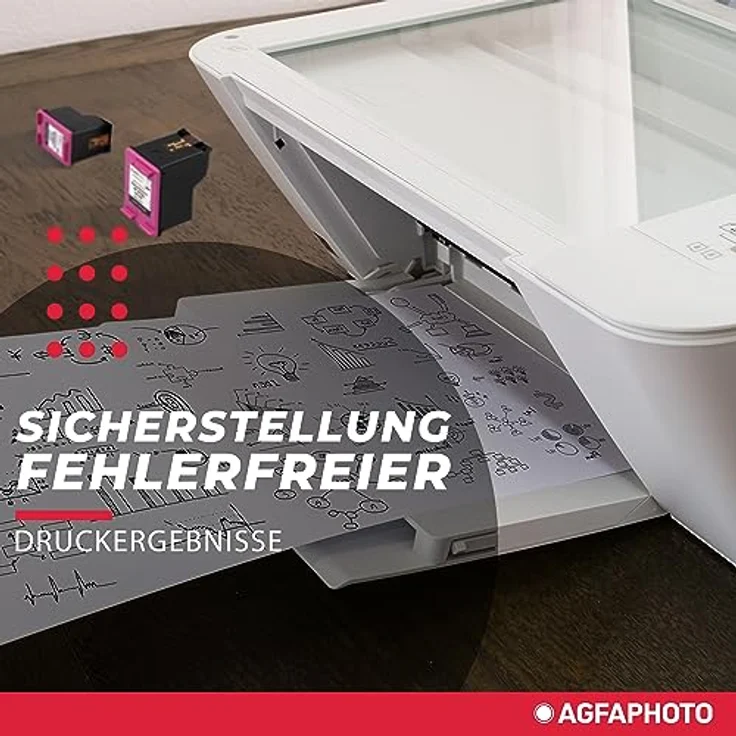 AgfaPhoto APHP302XLC nachgefüllt Tintenpatronen 1er Pack – Bild 2