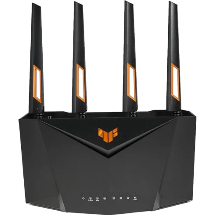 ASUS TUF Gaming AX4200 Dual Band WiFi 6 Router mit mobilem Tethering, 2,5 Gbit/s Port, mobilem Spielmodus (Schwarz) – Bild 2