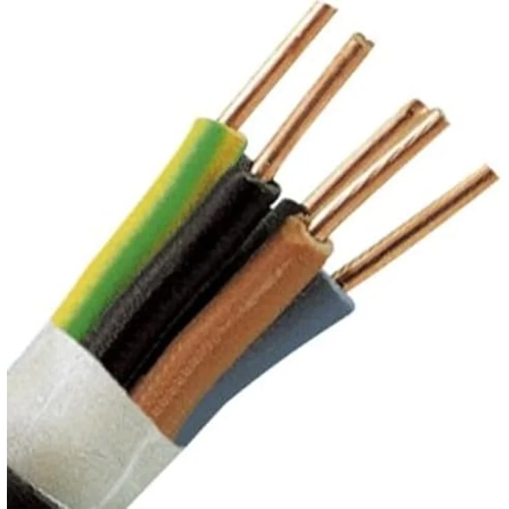 Kopp 157410042 Erdleitung NYY-J, 5 x 1.5 mm², 10 m, schwarz – Bild 4