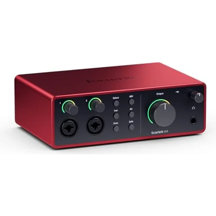 Focusrite Scarlett 4i4 4. Gen USB-Audio-Interface für Musiker, Songwriter, Gitarristen und Content Creators in HiFi-Studioqualität – Bild 1