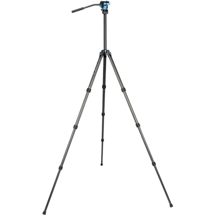 SIRUI ST-124 Superb Travel Dreibeinstativ Carbon mit Videokopf VA-5 ST-Serie – Bild 8