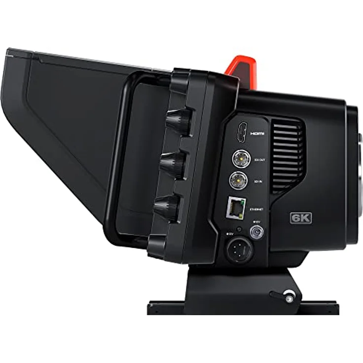 Blackmagic Design Studio Camera 6K Pro, Schulter-Camcorder mit 6K-Super-35 Sensor und integrierten ND-Filtern, schwarz – Bild 5