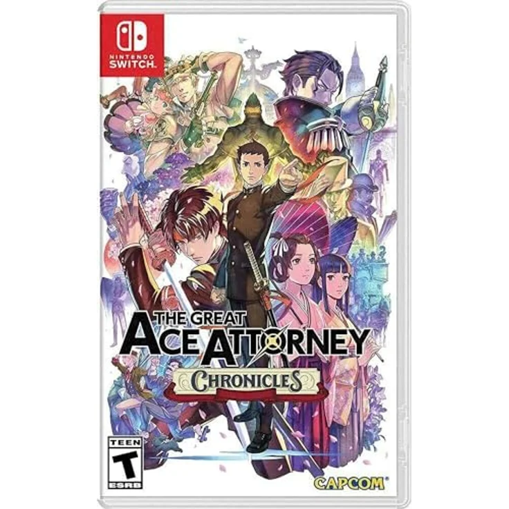 Capcom The Great Ace Attorney Chronicles (Import), 41024, Nintendo Switch Games - Zwei Spiele in einem, neue Gameplay-Mechanik, Bonus-Inhalte enthalten – Bild 1