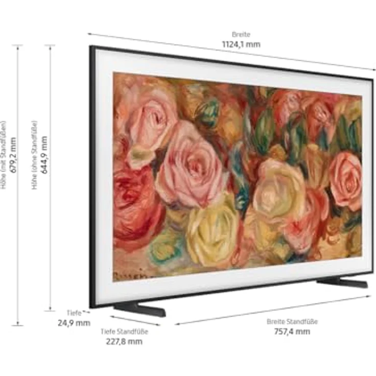 Samsung QLED 4K Fernseher The Frame 50 Zoll, Samsung TV mit mattem Display und austauschbarem Rahmen, Art Mode, Smart TV, GQ50LS03DAUXZG, Deutsches Modell [2024] – Bild 5