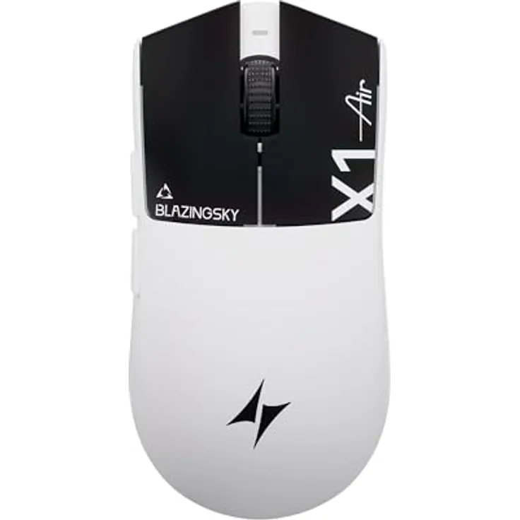 ATK X1 Gaming-Maus, kabellos mit PAW3950 Ultra Sensor, 8K Hz Polling Rate, 54 g leicht, weiß