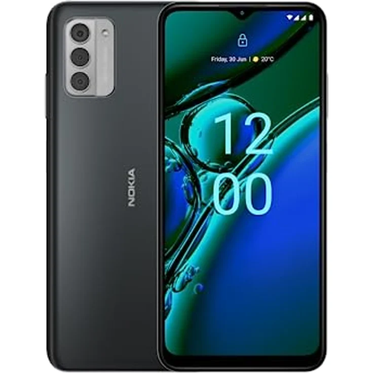 Nokia G42 5G mit 5G-Konnektivität, Android 13, 6,56'’-HD+-Display, dreifacher 50-MP-Kl-Kamera, Akkulaufzeit von bis zu 3 Tagen, OZO 3D Audio Capture und QuickFix-Design - Grau – Bild 1