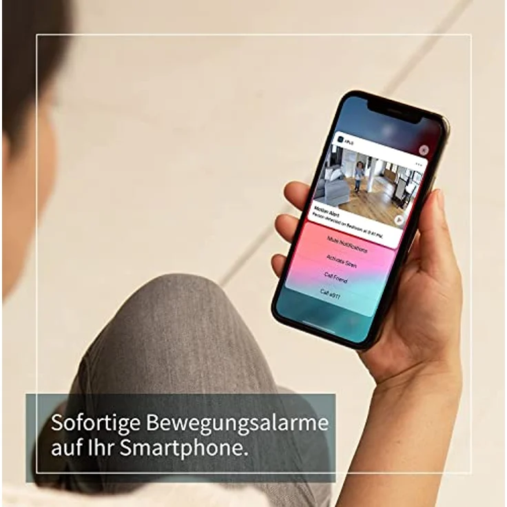 Arlo Essential Indoor Überwachungskamera, weiß – Bild 4