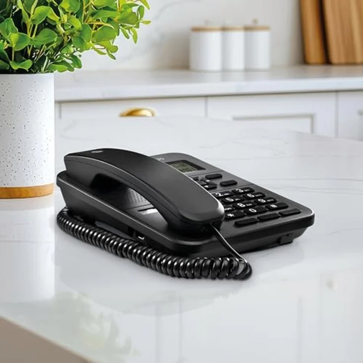 Motorola CT202, Festnetztelefon, schwarz (E08000CT2N1GES38) – Bild 9