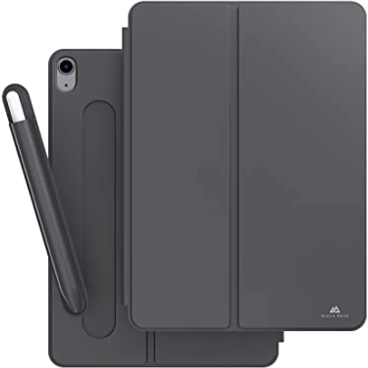 Black Rock Magnetisch Hülle iPad Case Passend für Apple iPad 10. Generation 2022 10,9 Zoll I Smart Cover, Stifthalter, Tablet Schutzhülle (Schwarz) – Bild 2
