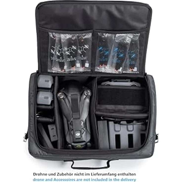 B&W International drone.bag TEX.221.Mavic4, variable Facheinteilung für DJI Mavic 4 Pro, wasserabweisend, gepolstert, mit Schultergurt, passend für Transportkoffer 5000 PP.221 – Bild 3