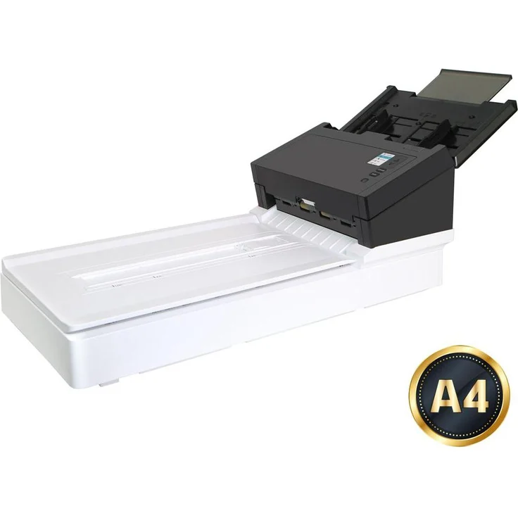 Avision AD360GF, Dokumentenscanner A4 mit 600 dpi, Duplex-Scan, 80 Seiten/Minute, ADF für 100 Blatt, LAN/Ethernet