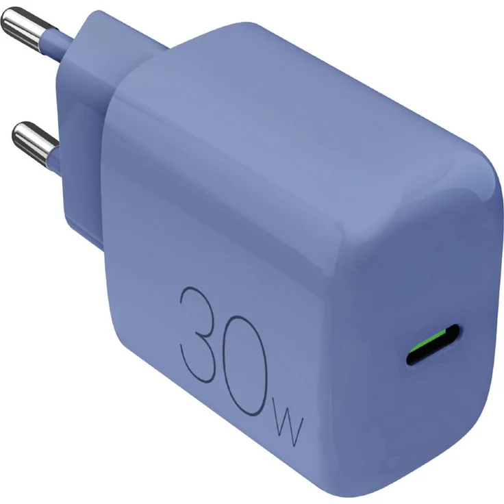 SBS Pro Lite Universal AC Ladegerät, 30 W Schnellladung, USB-C, blau