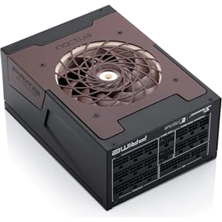 Noctua Seasonic Prime TX-1600 Noctua Edition, Ultra-leises 1600W ATX 3.1 PC-Netzteil mit 80 Plus Titanium Effizienz (Schwarz/Braun)