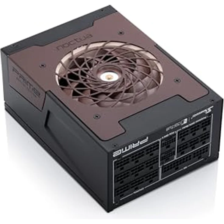 Noctua Seasonic Prime TX-1600 Noctua Edition, Ultra-leises 1600W ATX 3.1 PC-Netzteil mit 80 Plus Titanium Effizienz (Schwarz/Braun) – Bild 1