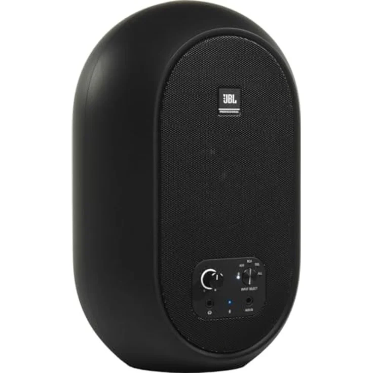 JBL 1 Serie 104 Kompakte, aktive Desktop-Referenzlautsprecher mit Bluetooth, schwarz (Paarweise verkauft) – Bild 4