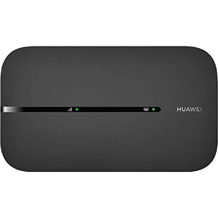 HUAWEI 4G Mobile WiFi 3-LTE(CAT7+)Access Point, Download-Geschwindigkeit bis zu 300 Mbps, 1500 mAh Wiederaufladbarer Akku, Keine Konfiguration erforderlich, Schwarz, One Size, 51071URW