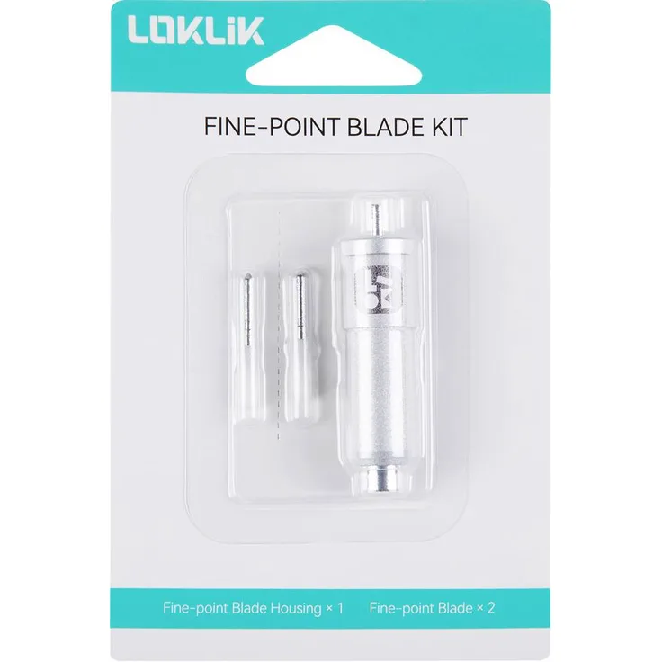 Loklik iCraft Feinspitzklingen-Kit, 45° Schneideklinge für präzise Cuts in Papier und Vinyl