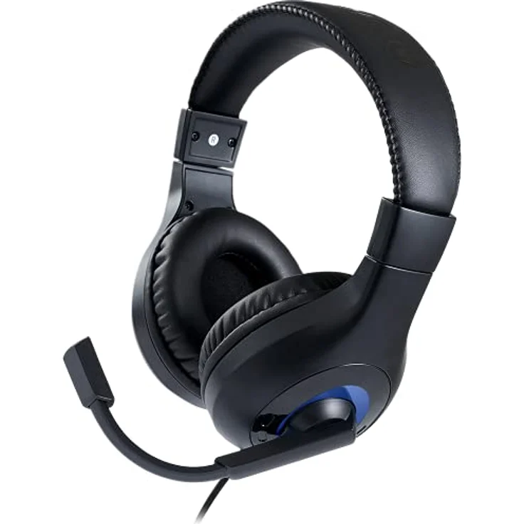 Bigben Connected PC-Headset, kabelgebunden, 3,5 mm Klinkenstecker, mit Mikrofon, Schwarz – Bild 3