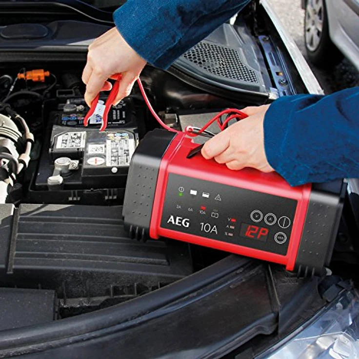 AEG Automotive 97024 Mikroprozessor-Ladegerät LT 10 Ampere für 12 - 24 V, 9-stufig, Power-Supply, automatischer Temperaturausgleich – Bild 5