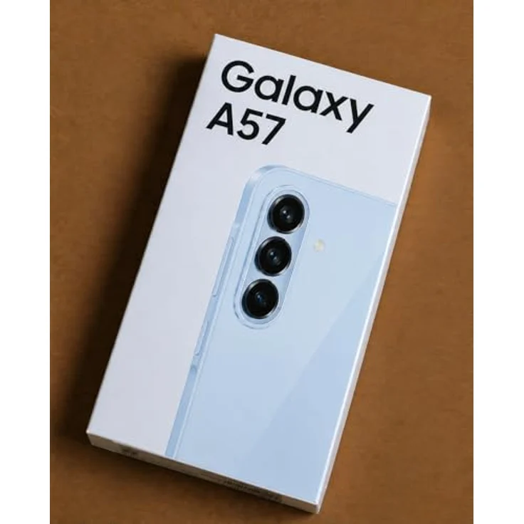 Samsung Galaxy A57 Smartphone 8GB RAM 256GB Speicher, 6,7" FHD+ 120Hz, 50MP Kamera, 5.000mAh, Exynos 1680, Android 16, Awesome Icyblue – Bild 2