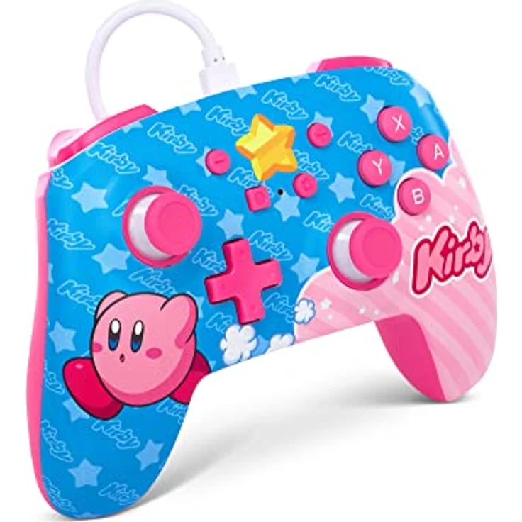 Verbesserter kabelgebundener Controller von PowerA für Nintendo Switch – Kirby – Bild 3