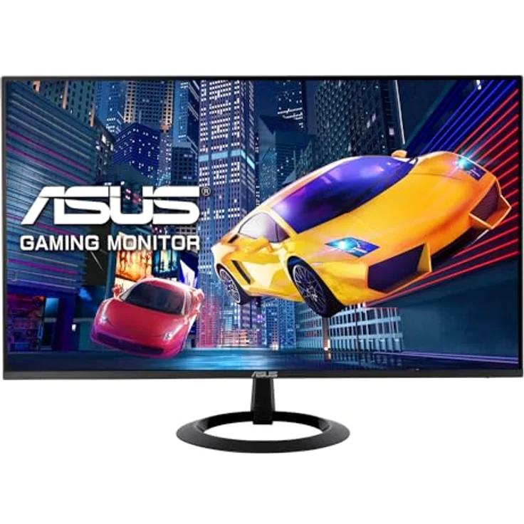 ASUS Eye Care VZ24EHF 24 Zoll Full HD Monitor - 100 Hz, 1ms MPRT, Rahmenlos, Flicker-Free, Blaulichtfilter, Adaptive Sync - IPS Panel - HDMI – Bild 1