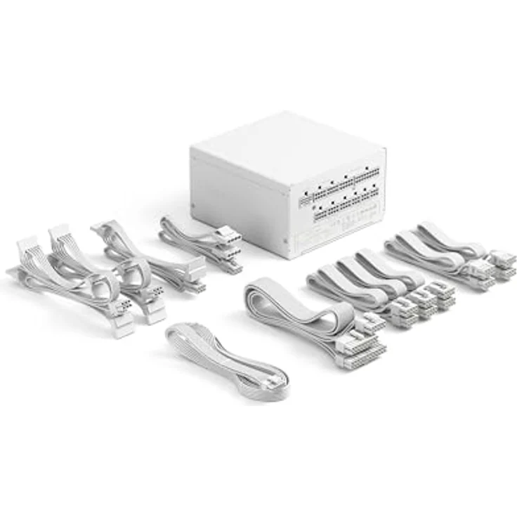 Fractal Design Ion 3 Gold 1000W White, ATX12V 3.1 Netzteil, 80 Plus Gold, vollmodular, leiser 140 mm Lüfter – Bild 5