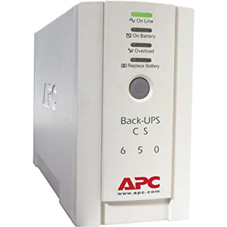 APC Back-UPS CS - BK650EI - Unterbrechungsfreie Stromversorg 650VA (4 Ausgänge IEC, Überspannungsschutz)