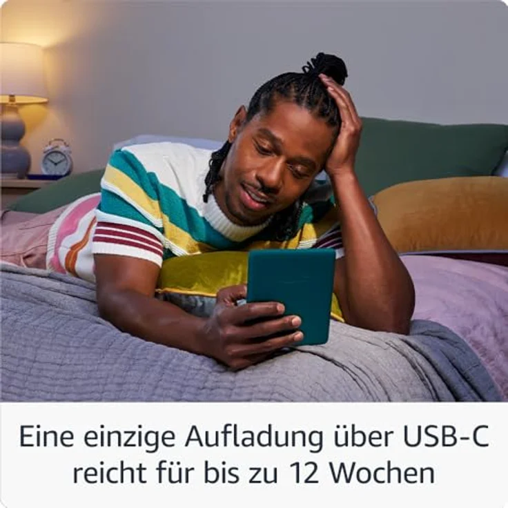Amazon Kindle Paperwhite (16 GB) 2024 – 7-Zoll-Display, wochenlange Akkulaufzeit, Werbung, jadegrün – Bild 3