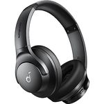 soundcore by Anker Q20i kabelloser Bluetooth Over-Ear-Kopfhörer mit Hybrid Active Noise Cancelling, 40h Spielzeit im ANC-Modus, Hi-Res Audio, tiefer Bass, Personalisierung per App(Schwarz)