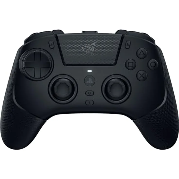 Razer Raiju V3 Pro, Kabelloser E-Sport-Controller für PlayStation 5 & PC mit 4 abnehmbaren Tasten, TMR-Analogsticks, Pro HyperTrigger und Mecha-Tactile-Tasten, Schwarz