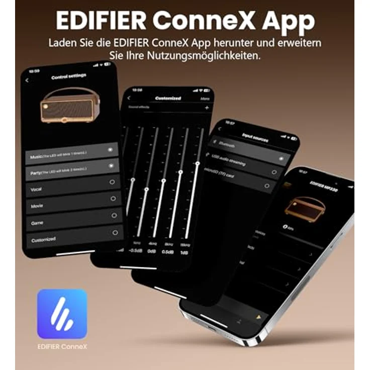 Edifier MP330, Bluetooth Lautsprecher mit 19 h Akkulaufzeit, weiss – Bild 8