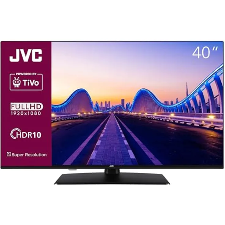 JVC 40 Zoll Fernseher/TiVo Smart TV (Full HD, HDR, Triple-Tuner, 6 Monate HD+ inkl.) LT-40VF5355