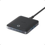 Anker Nano Ladegerät, 6-Port-Ladestation mit 130W Ausgang, 4 USB-C und 2 USB-A Ports, kompakt und stilvoll für iPhone 16/15/14 Serie, iPad, MacBook und mehr