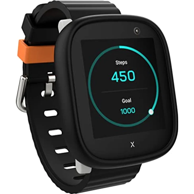 Xplora X6 Play - Wasserdichte Telefon Uhr für Kinder (mit SIM-Karte) 4G, Anrufe, Nachrichten, Schulmodus, SOS-Funktion, GPS, Kamera, Schrittzähler - inkl kostenlosem Tarif-Vertrag für 3 Mon. (SCHWARZ) – Bild 3