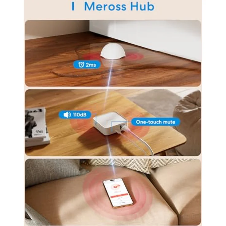 Meross Central MSH450MA, WiFi Matter-Gateway für Smart Home mit einfacher Steuerung, kompakt und zukunftssicher – Bild 6