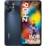 Blackview Color 8 Handy Ohne Vertrag, 16GB+256GB/1TB erweiterbar Android 13 Smartphone Günstig, T616 Octa-Core 6.75'' HD+ 90Hz 50MP Panorama Kamera 6000mAh mit Fingerprint, 4G Dual SIM, Simlockfreie