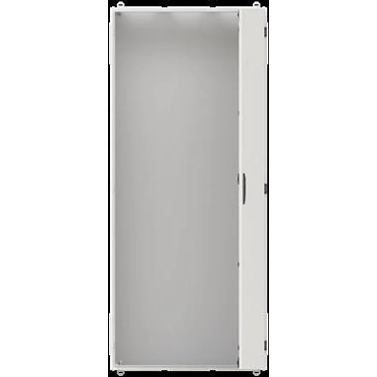 Striebel & John STR TW312G, Standschrank SKI IP55, grau, robuster Serverschrank mit 12 RE und 180 Grad Türöffnung