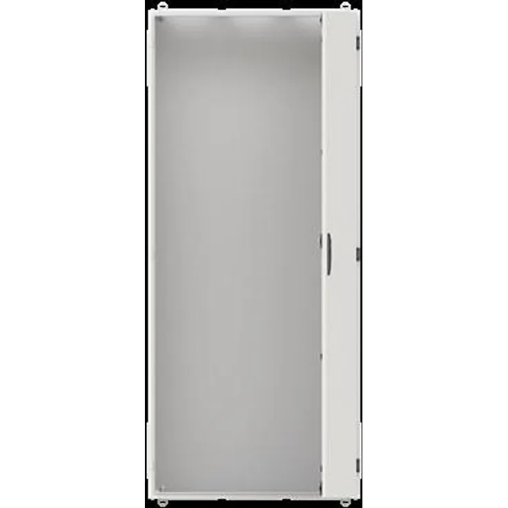 Striebel & John STR TW312G, Standschrank SKI IP55, grau, robuster Serverschrank mit 12 RE und 180 Grad Türöffnung