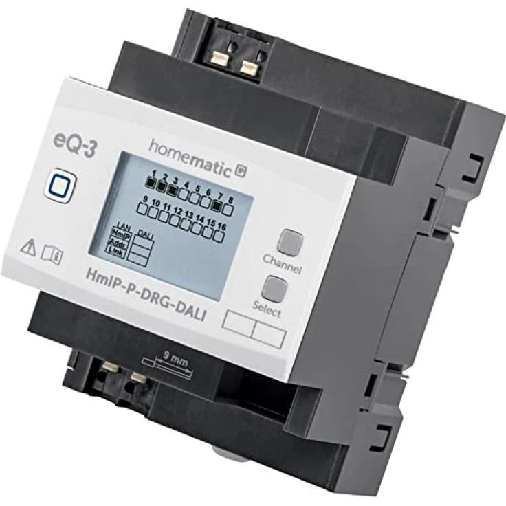 Homematic IP DALI Gateway HmIP-P-DRG-DALI, Smart Home Hub für Hutschienenmontage, Steuerung von bis zu 32 DALI Leuchten, inklusive Smartphone-App Steuerung – Bild 1