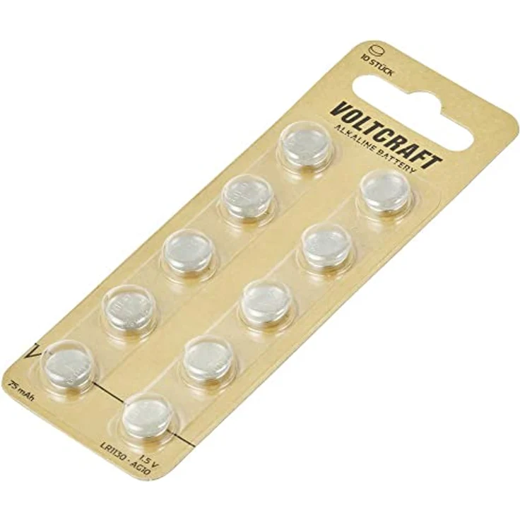 VOLTCRAFT AG10 Knopfzelle LR 1130 Alkali-Mangan 1.5 V 10 St. – Bild 4