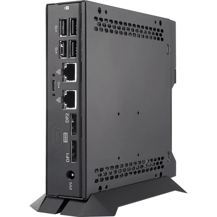 Step DS190P, Kompakter Desktop-PC mit Intel Celeron J4105, 4 GB RAM, 128 GB SSD und UHD Graphics 600, Schwarz