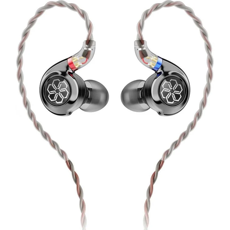 FiiO FH11, Kabelgebundene Kopfhörer mit bionischer Muschel und 10 mm Kalottenmembran, Schwarz